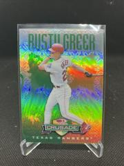 Rusty Greer [Green] #47 Baseball Cards 1998 Donruss Crusade Prices