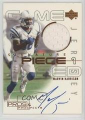 Marvin Harrison [Piece 1] #SP-MH Football Cards 2000 Upper Deck Pros & Prospects Signature Prices
