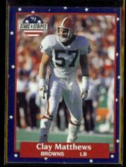 Clay Matthews #12 Football Cards 1991 Fleer Stars and Stripes Prices