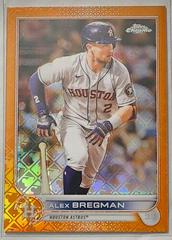 Alex Bregman [Orange] #44 Baseball Cards 2022 Topps Chrome Logofractor Prices