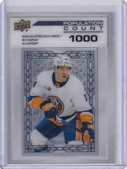 Bo Horvat [1000] #PC-11 Hockey Cards 2023 Upper Deck Population Count Prices