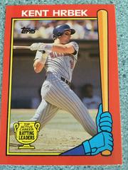 Kent Hrbek #16 Baseball Cards 1989 Topps Batting Leaders Prices