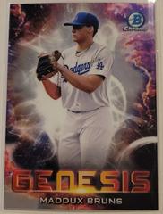 Genesis: Maddux Bruns #GNS-15 Baseball Cards 2021 Bowman Draft Prices