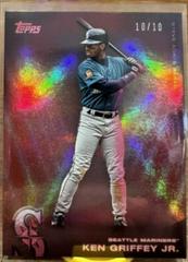 Ken Griffey Jr. [Pink Glitter] #181 Baseball Cards 2022 Topps X Steve Aoki Prices