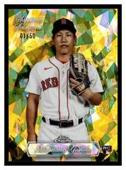 Masataka Yoshida [Gold] Baseball Cards 2023 Topps Chrome Sapphire Selections Prices