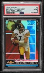 Ben Roethlisberger [Blue Xfractor] #5 Football Cards 2008 Topps Finest Prices