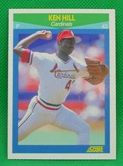 Ken Hill #34 Baseball Cards 1990 Score Rising Stars Prices