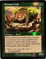 Protean Hulk [Serialized] #353 Magic Ravnica Remastered Prices