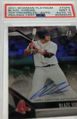 Blaze Jordan [Autograph] Baseball Cards 2021 Bowman Platinum Top Prospects Prices