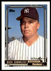 Buck Showalter [Winner] #201 Baseball Cards 1992 Topps Gold Prices