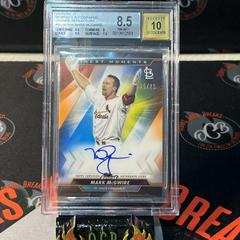 Mark McGwire [Orange Refractor] #MOMA-MM Baseball Cards 2020 Topps Finest Moments Autographs Prices