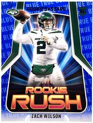 Zach Wilson [True Blue] #RR2 Football Cards 2021 Panini Rookies and Stars Rush Prices