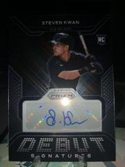 Steven Kwan #DS-SK Baseball Cards 2022 Panini Prizm Debut Signatures Prices
