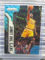 LeBron James [Teal Wave Prizm] #4 Basketball Cards 2016 Panini Prizm Sky's the Limit Prices