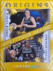 Marina Mabrey, Kahleah Copper [Gold] #12 Basketball Cards 2023 Panini Origins WNBA Splitting Image Prices