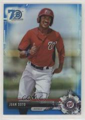 Juan Soto [Blue Refractor] #BCP180 Baseball Cards 2017 Bowman Chrome Prospects Prices