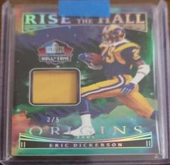 Eric Dickerson [Green] #RTH-EDI Football Cards 2022 Panini Origins Rise to the Hall Prices
