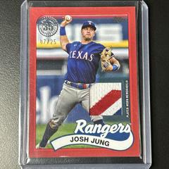 Josh Jung [Red] #89BR-JJ Baseball Cards 2024 Topps 1989 Relic Prices