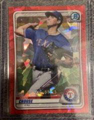 Hans Crouse [Red] #BCP-119 Baseball Cards 2020 Bowman Sapphire Prices