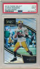 Aaron Rodgers [Green Prizm] #210 Football Cards 2018 Panini Select Prices