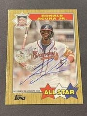 Ronald Acuna Jr. Baseball Cards 2022 Topps Update 1987 Autographs Prices
