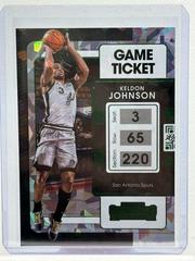 Keldon Johnson [Green Ice] #1 Basketball Cards 2021 Panini Contenders Prices