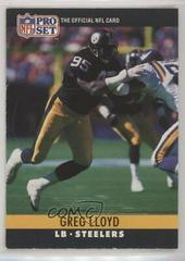Greg Lloyd #272 Football Cards 1990 Pro Set FACT Cincinnati Prices