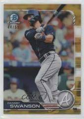 Dansby Swanson [Gold Refractor] #14 Baseball Cards 2019 Bowman Chrome Prices