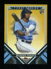 Wander Franco [Gold] #2 Baseball Cards 2022 Topps Finest Prices