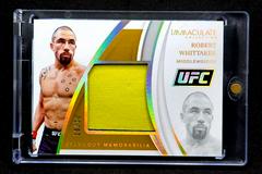 Robert Whittaker [Gold] Ufc Cards 2021 Panini Immaculate UFC Standout Memorabilia Prices
