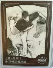 Shohei Ohtani [Black and White Brown Frame] #73 Baseball Cards 2018 Panini Diamond Kings Prices