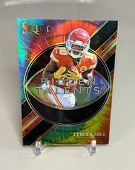 Tyreek Hill [Tie Dye] #HT-18 Football Cards 2021 Panini Select Hidden Talents Prices