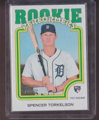 Spencer Torkelson Baseball Cards 2022 Topps Heritage Rookie Performers Prices