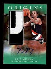 Kris Murray [Green] #11 Basketball Cards 2023 Panini Origins Rookie Jersey Autograph Prices