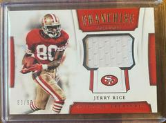 Jerry Rice Football Cards 2018 National Treasures Franchise Prices