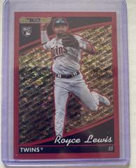 Royce Lewis [Red] #BG-6 Baseball Cards 2022 Topps Update Black Gold Prices