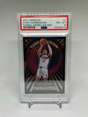 Cade Cunningham [Red] #2 Basketball Cards 2021 Panini Obsidian Tunnel Vision Prices