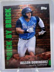 Jasson Dominguez [Green] #BB-11 Baseball Cards 2022 Topps Pro Debut Brick by Brick Prices
