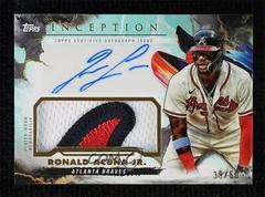 Ronald Acuna Jr. #IAP-RA Baseball Cards 2023 Topps Inception Autograph Patch Prices