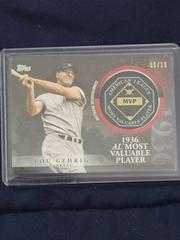 Lou Gehrig [Red] #MVP-LG Baseball Cards 2023 Topps Update MVP Medallion Prices