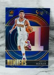 Devin Booker [Blue Prizm] #37 Basketball Cards 2021 Panini Select Numbers Prices