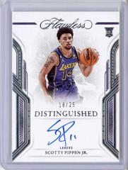 Scotty Pippen Jr. #26 Basketball Cards 2022 Panini Flawless Distinguished Auto Prices