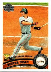 Buster Posey #198 Baseball Cards 2011 Topps Diamond Anniversary Factory Set Limited Edition Prices