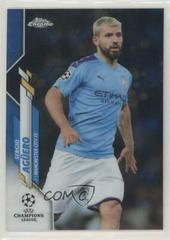 Sergio Aguero [Blue Bubbles Refractor] #92 Soccer Cards 2019 Topps Chrome UEFA Champions League Prices