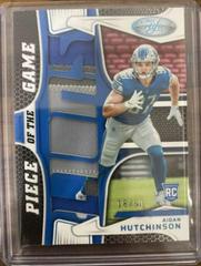 Aidan Hutchinson [Teal] #PG-AH Football Cards 2022 Panini Certified Piece of the Game Prices