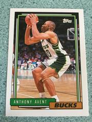 Anthony Avent #321 Basketball Cards 1992 Topps Prices