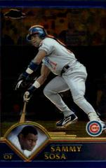 Sammy Sosa #11 Baseball Cards 2003 Topps Chrome Prices