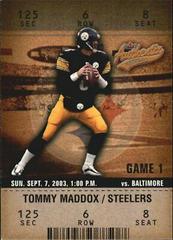 Tommy Maddox Football Cards 2003 Fleer Authentix Prices
