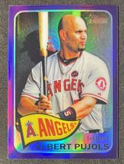 Albert Pujols [Purple Refractor] Baseball Cards 2014 Topps Heritage Chrome Prices