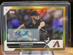 Landon Sims [Autograph Gold] #PD-100 Baseball Cards 2023 Topps Pro Debut Prices